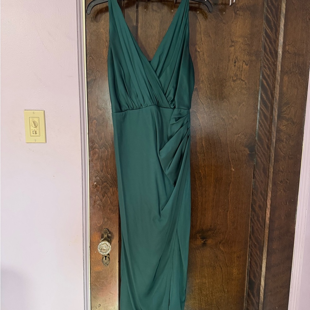 Abercrombie & Fitch Dark Green Backless Dress